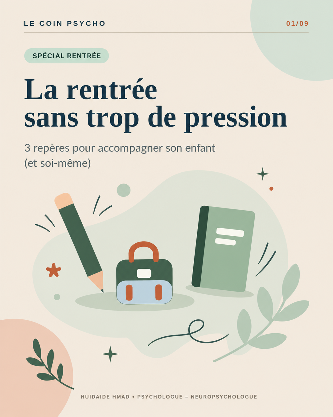 La rentrée sans trop de pression – page 1 sur 9