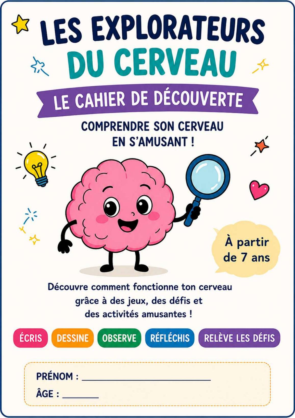 Couverture du livret Les Explorateurs du cerveau